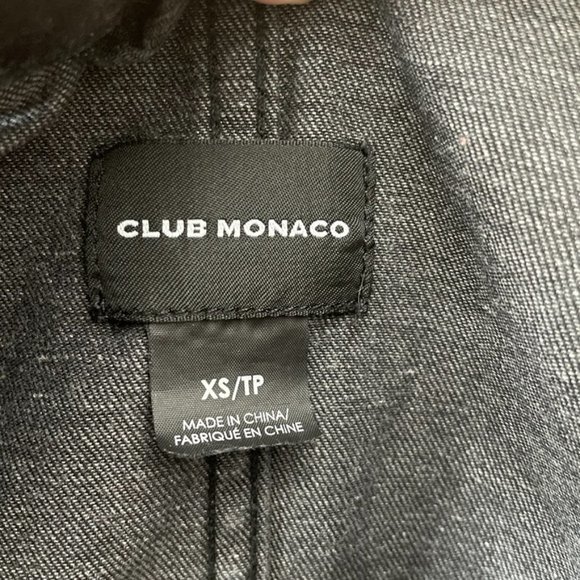 CLUB Monaco | Denim Moto Vest - Picture 7 of 11